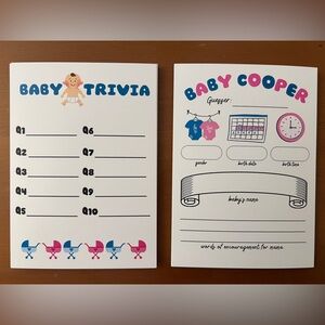 baby shower games